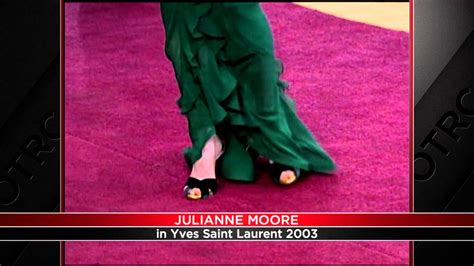 THROWBACK THURSDAY: Julianne Moore in emerald Yves 